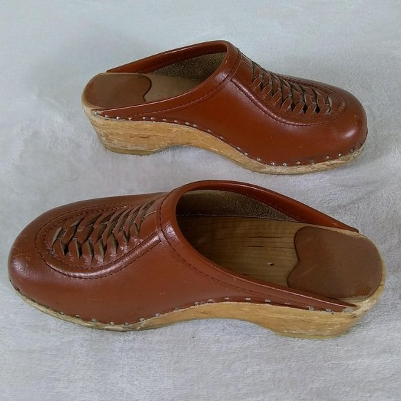 Brown Leather Mules - Picture 8 of 8